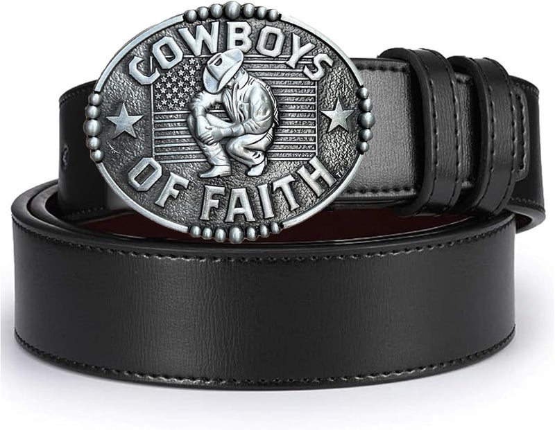 Seternaly Western Cowboy/Cowgirl Belt Buckles Punk Rodeo Horseman Belt Buckle for Men Women Boy Girl Youth - Image 4